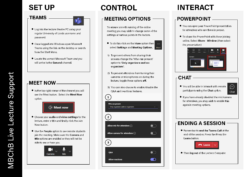 MBChB Live Lecture Guidance Steps